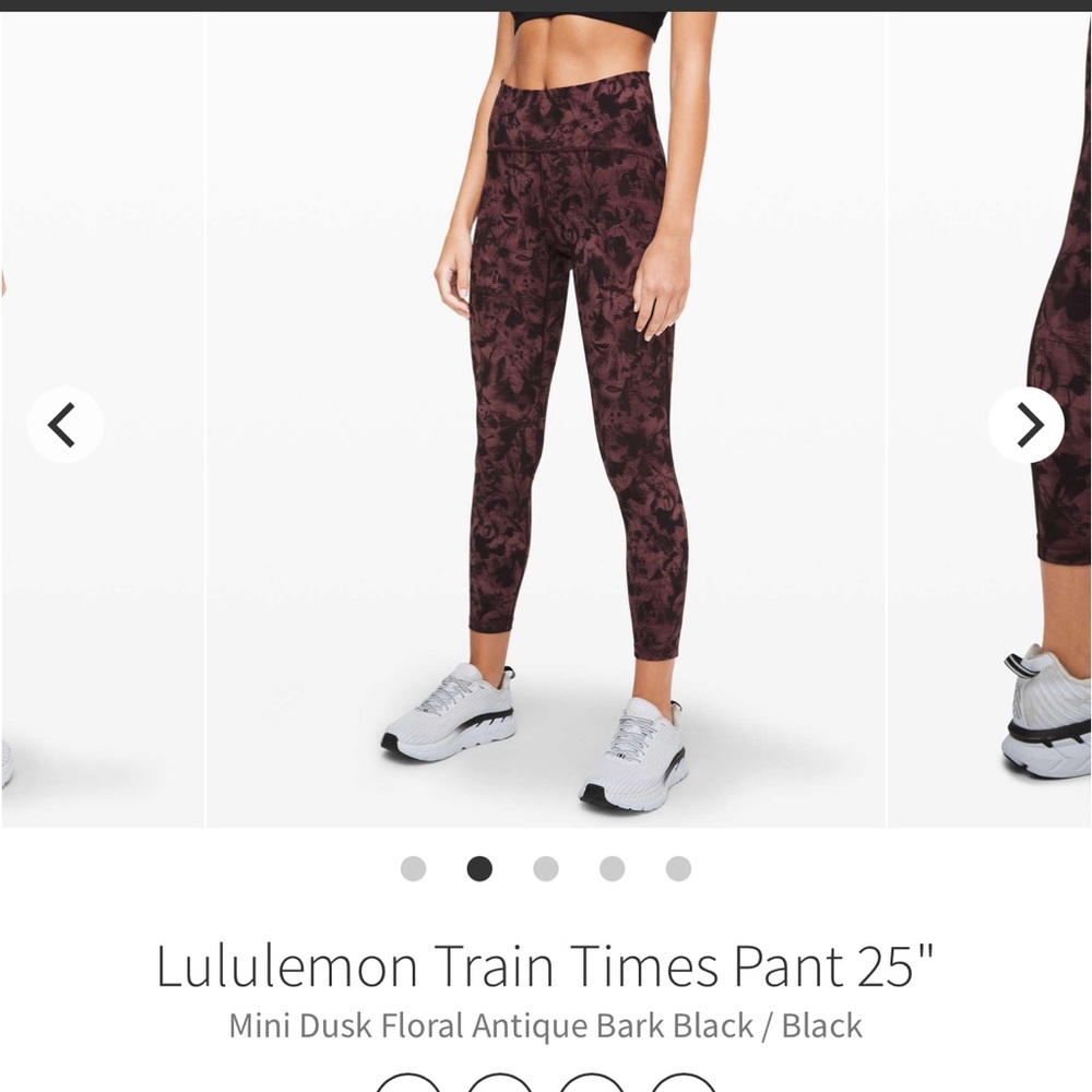 Lululemon Train Times Leggings 25”